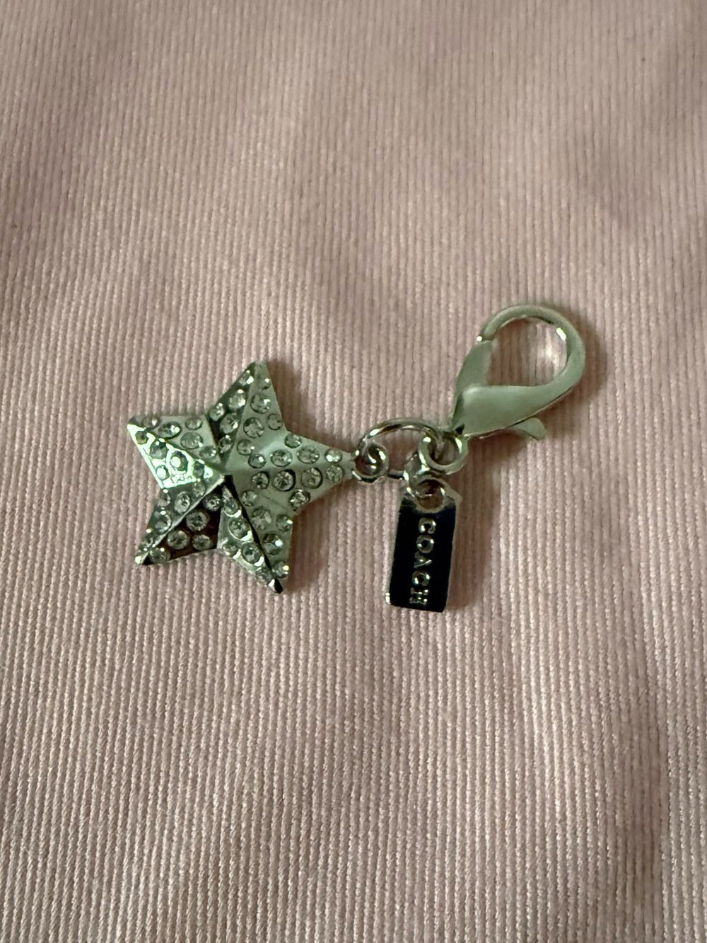 Coach DIY Silver Crystal Star Charm - Picture 3 of 3